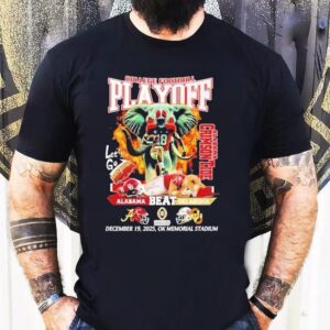 Alabama Crimson Tide Beat Oklahoma Sooners 2025 College Football Playoff First Round Mascot Shirt