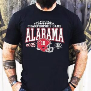Alabama Crimson Tide Sec Football Championship Game 2025 Shirt