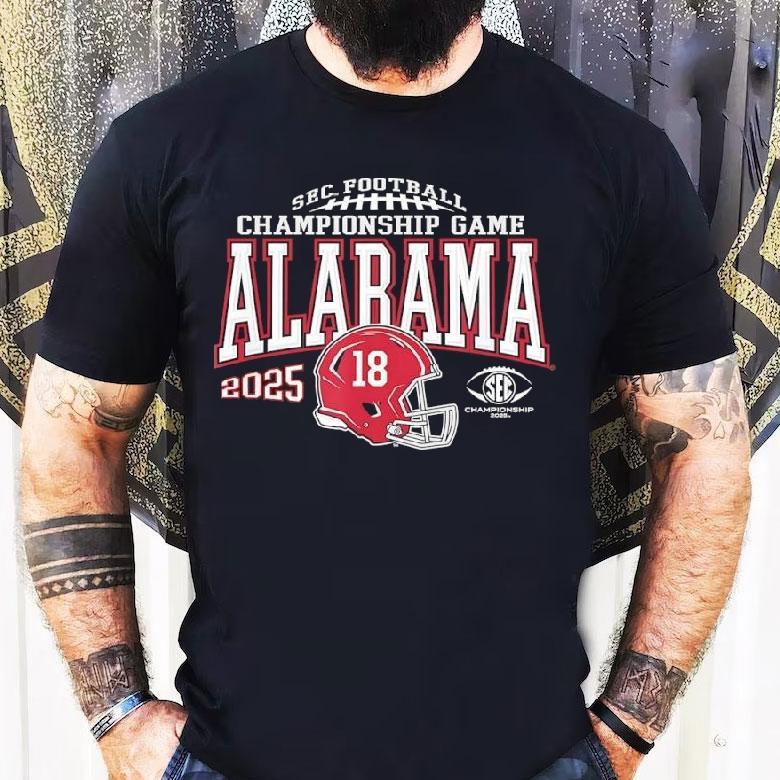 Alabama Crimson Tide Sec Football Championship Game 2025 Shirt Alabama Crimson Tide Sec Football Championship Game 2025 Shirt