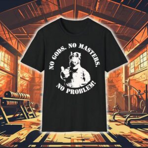 Alf Thumb Up Acrylic Pig No Gods No Masters No Problem Tshirt