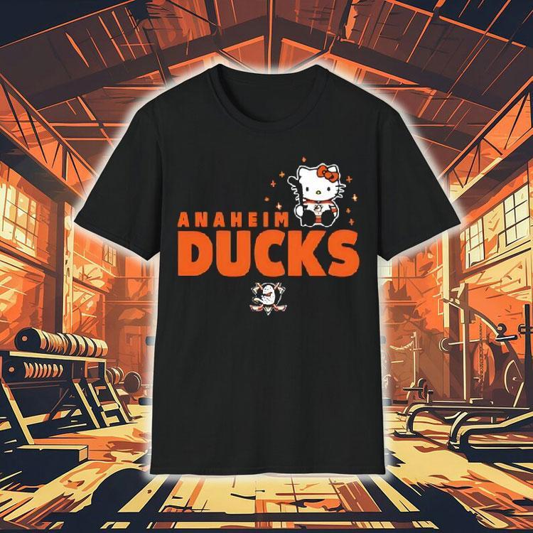 Anaheim Ducks Team X Hello Kitty Treat Shirt Anaheim Ducks Team X Hello Kitty Treat Shirt