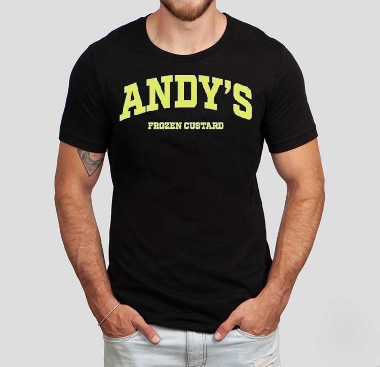 Andy’s Frozen Custard Block Letters Shirt Andy’s Frozen Custard Block Letters Shirt