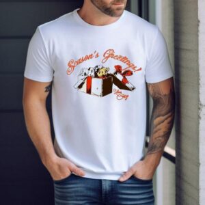 Ariana Grande Seasons Greetings Gift Bear Christmas Shirt