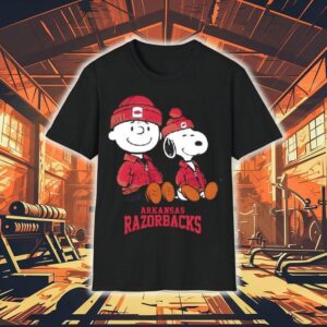 Arkansas Razorbacks X Snoopy And Charlie Brown Shirt