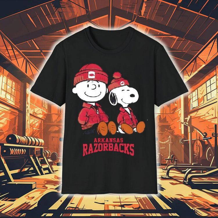 Arkansas Razorbacks X Snoopy And Charlie Brown Shirt Arkansas Razorbacks X Snoopy And Charlie Brown Shirt