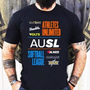 Ausl League Team Bandits Blaze Talons Volts Spark And Cascade Shirt