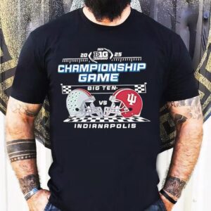 Big Ten Football Championship Speedway Indianapolis Ohio State Vs Indiana Hoosiers Tshirt