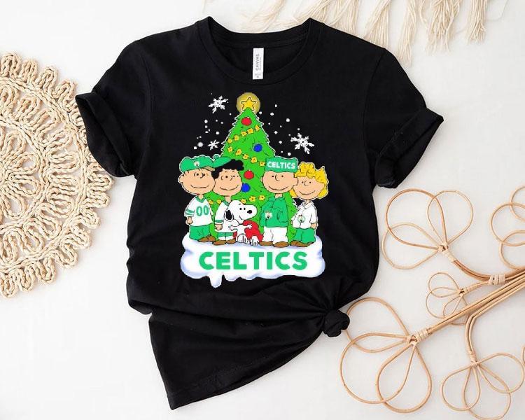 Boston Celtics X Snoopy The Peanuts Holiday Christmas Shirt Boston Celtics X Snoopy The Peanuts Holiday Christmas Shirt