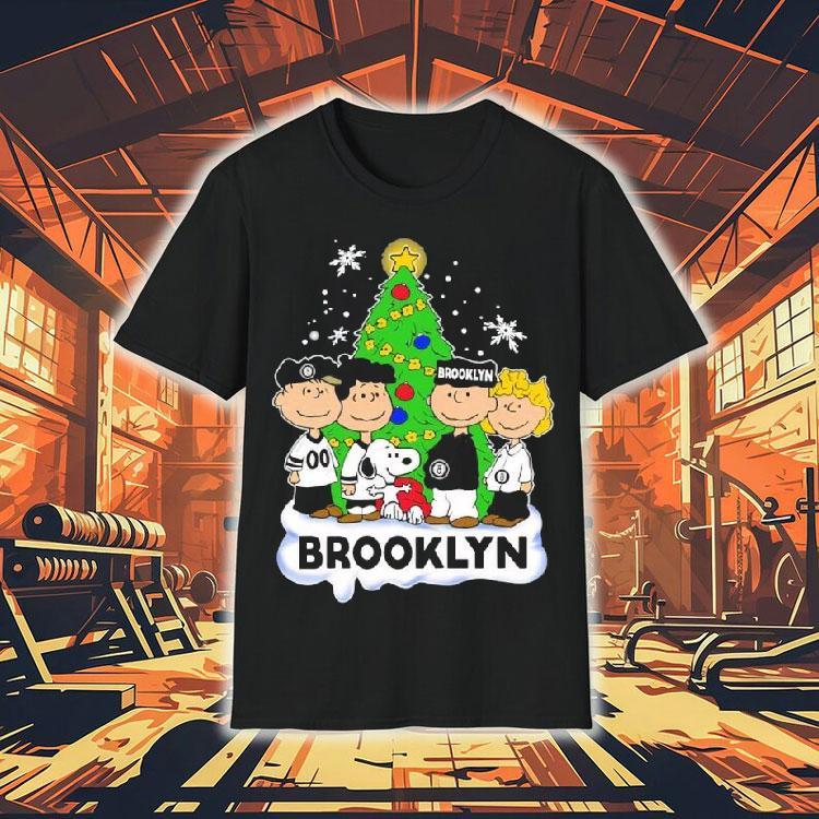 Brooklyn Nets X Snoopy The Peanuts Holiday Christmas Shirt Brooklyn Nets X Snoopy The Peanuts Holiday Christmas Shirt