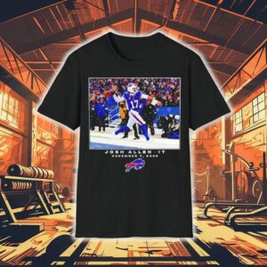 Buffalo Bills Josh Allen December 7th 2025 Nfl Flash Features Shirt