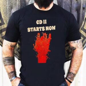 Cd Ii Starts Now Bloodied Hand Covered Shirt
