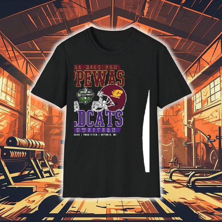 Central Michigan Chippewas Vs Northwestern Football Gameabove Sports Bowl Shirt Central Michigan Chippewas Vs Northwestern Football Gameabove Sports Bowl Shirt