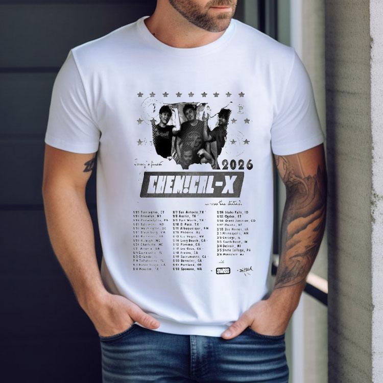 Chemical-x Across The States Tour 2026 Dates Shirt Chemical-x Across The States Tour 2026 Dates Shirt