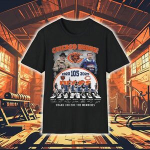 Chicago Bears 105 Seasons Thank You For The Memories 1920-2025 Signatures Shirt