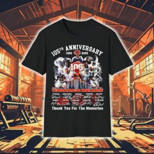 Chicago Bears 105th Anniversary List Of Names And Signatures Shirt