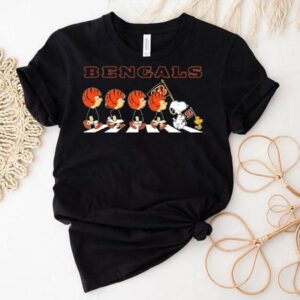 Cincinnati Bengals X Peanuts Snoopy Abbey Road Shirt