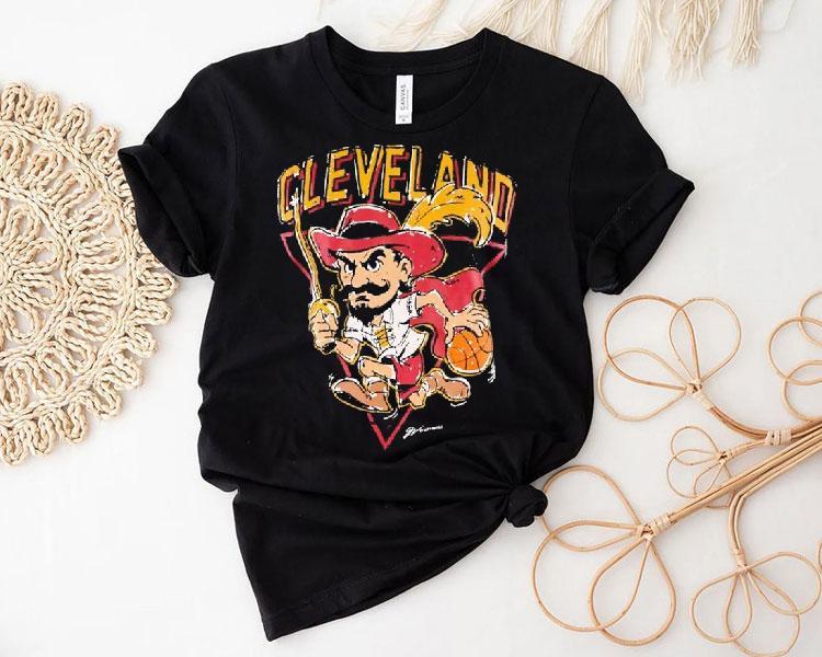 Cleveland Cavaliers Basketball Mascot Retro Shirt Cleveland Cavaliers Basketball Mascot Retro Shirt