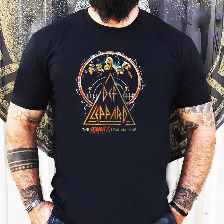Def Leppard Rock Rock ’til You Drop Summer Tour 2025 Shirt Def Leppard Rock Rock ’til You Drop Summer Tour 2025 Shirt