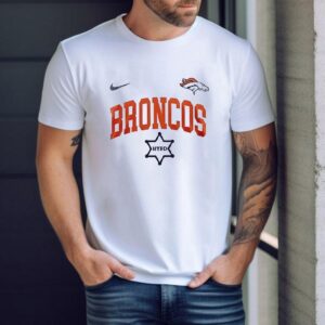 Denver Broncos Nypd Th Anniversary Logo Tshirt
