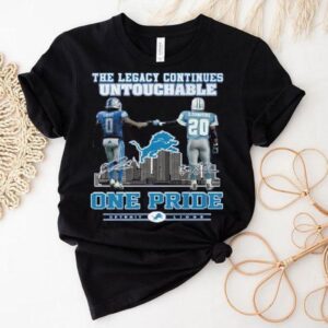 Detroit Lions One Pride The Legacy Continues Untouchable 2025 Signatures Shirt