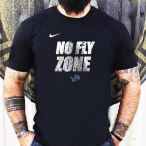 Detroit Lions X Coach Dan Campbell No Fly Zone Logo Shirt