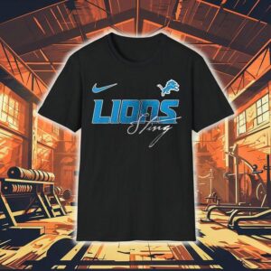 Detroit Lions X Sting Go Lions Graphic Repeat Shirt