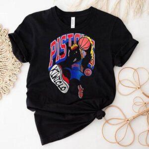 Detroit Pistons Hooper’s Birthday Mascot Art Shirt