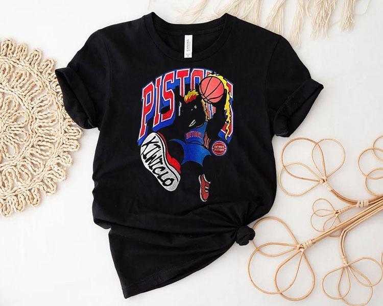 Detroit Pistons Hooper’s Birthday Mascot Art Shirt Detroit Pistons Hooper’s Birthday Mascot Art Shirt