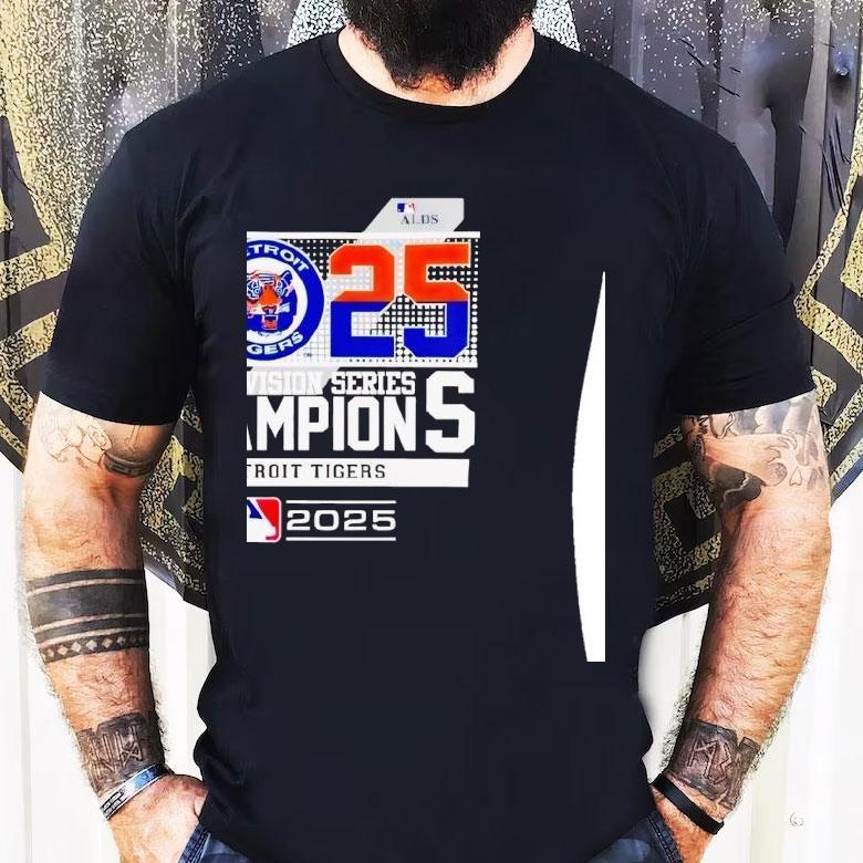 Detroit Tigers 2025 Mlb Playoffs Alds Champions Celebration Shirt Detroit Tigers 2025 Mlb Playoffs Alds Champions Celebration Shirt