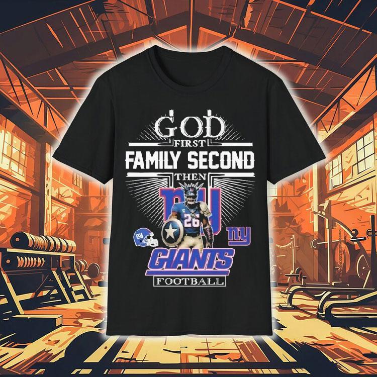 Devin Singletary God First Family Second Then New York Giants Shirt Devin Singletary God First Family Second Then New York Giants Shirt