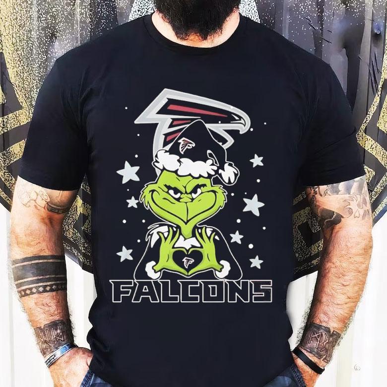Dr. Seuss Grinch Hugs Atlanta Falcons Christmas Shirt Dr. Seuss Grinch Hugs Atlanta Falcons Christmas Shirt
