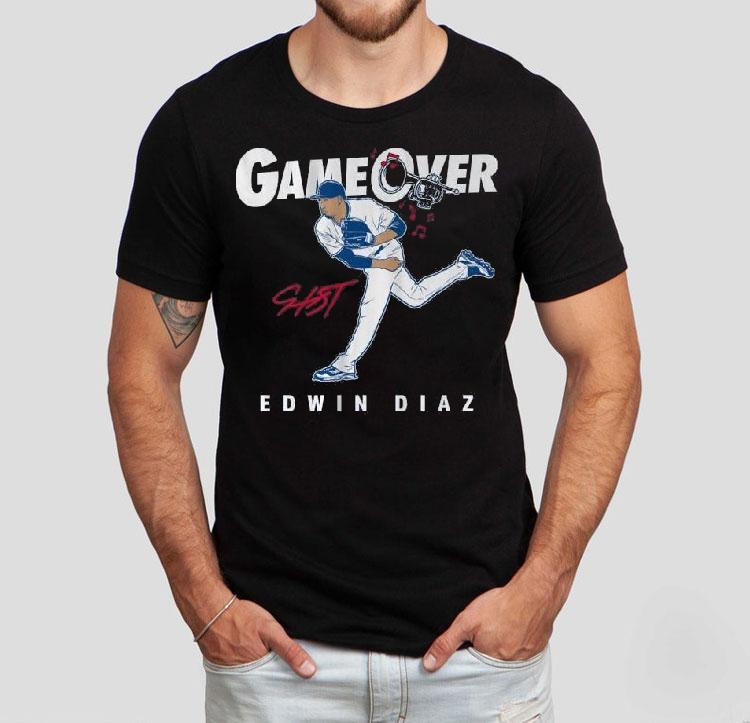 Edwin Diaz Game Over Los Angeles Signature Shirt Edwin Diaz Game Over Los Angeles Signature Shirt