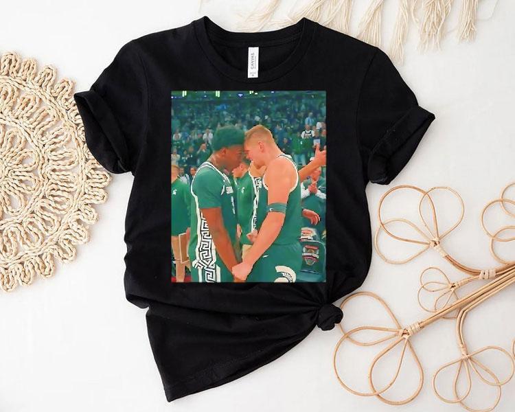 Forehead To Forehead Players Michigan State Spartans Basketball Shirt Forehead To Forehead Players Michigan State Spartans Basketball Shirt