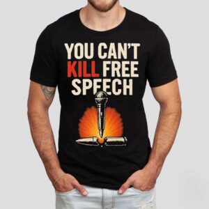 Free Speech Cannot Be Killed Bulle Tshirt