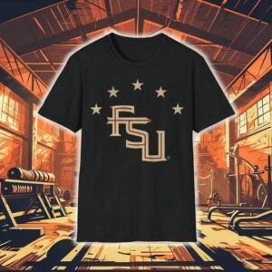 Fsu Soccer Five Stars Shirt