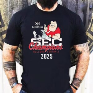 Georgia Bulldogs Football Sec Champions 2025 Shirt