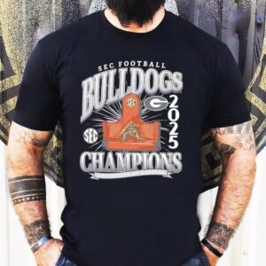 Georgia Bulldogs University Sec Football Champions 2025 Shirt