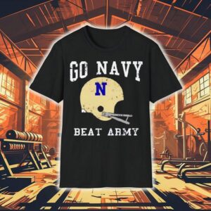 Go Navy Beat Army America’s Game Vintage Football Helmet Shirt