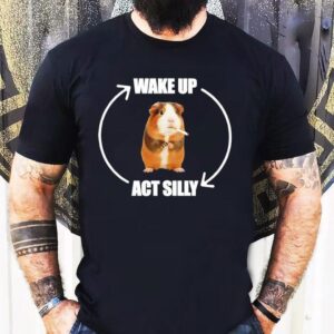 Hamter Wake Up Act Silly Cycle Tshirt