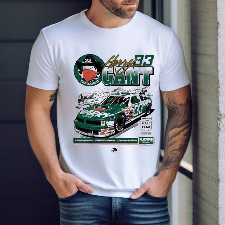 Harry Gant 33 Nascar Hall Of Fame Induc Signature Shirt Harry Gant 33 Nascar Hall Of Fame Induc Signature Shirt