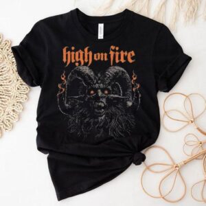 High On Fire Devil Head Ochre Shirt