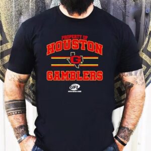 Houston Gamblers Ufl Property Of Houston Gamblers Tshirt