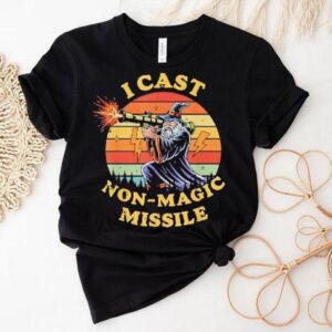 I Cast Non Magic Missile Sunset Vintage Shirt