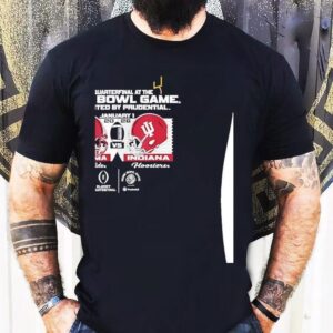 Indiana Hoosiers And Alabama Crimson Tide 2025 Cfp Rose Bowl Presented By Prudential Shirt