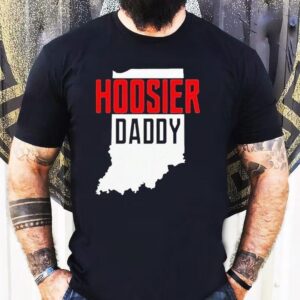 Indiana Hoosiers Hoosier Daddy State Map Shirt