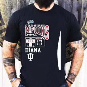 Indiana Hoosiers Score Big Ten Conference Champions 2025 Shirt