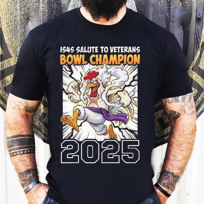Is4s Salute To Veterans Bowl Champion 2025 On December 16 2025 At Cramton Bowl One Piece Shirt Is4s Salute To Veterans Bowl Champion 2025 On December 16 2025 At Cramton Bowl One Piece Shirt