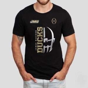 James Madison Dukes Vs Oregon Ducks 2025 Ncaa College Football Playoff Road To The National Championship Mascot Shirt