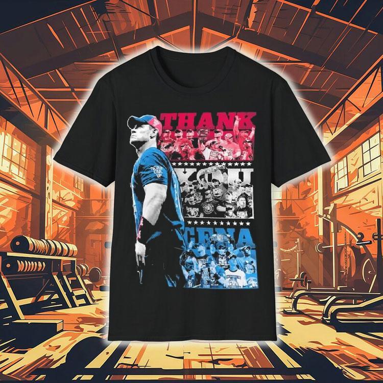 John Cena Thank You Cena Red, White And Blue Shirt John Cena Thank You Cena Red, White And Blue Shirt