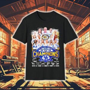 Kentucky Wildcats Sec Volleyball Tournament 2025 Champions Signatures Seasons Shirt